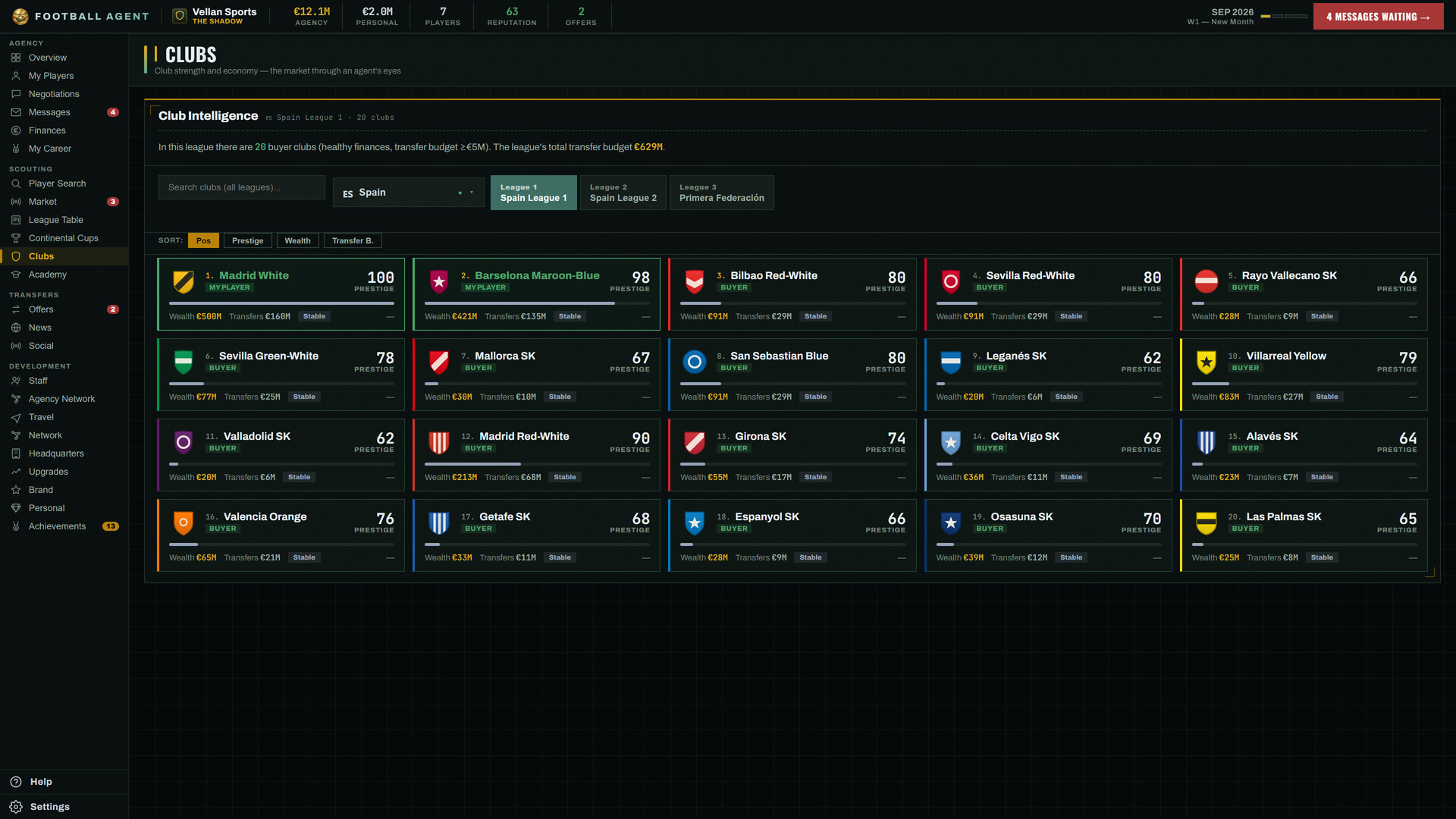 Early Access Roadmap — Football Agent